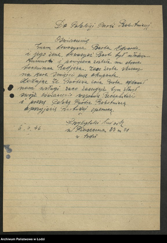 Obraz 19 z jednostki "Akta dotyczące Niemców [- podania, opinie, zaświadczenia i postanowienia Komisji]"