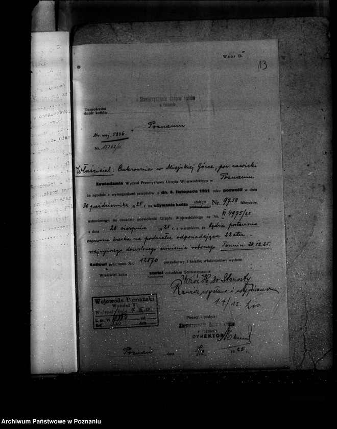 image.from.unit.number "Cukrownia w Miejskiej Górce nr woj. kotła 5836"