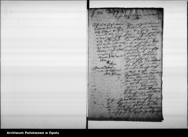 Obraz 20 z jednostki "Acta des Magistrats zu Oppeln von Verpachtung der Stadt Mauthe Vol. V de anno 1830 bis Ende Juny 1839"