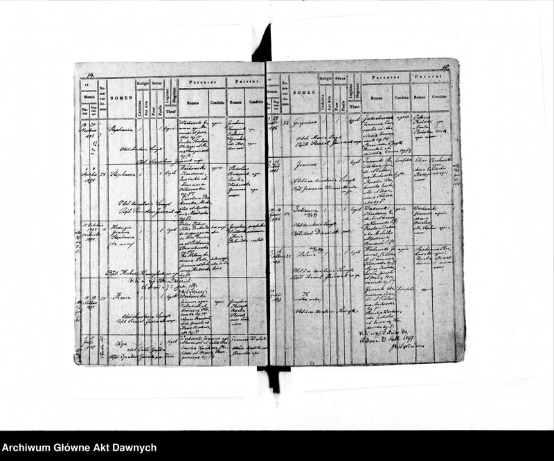 image.from.unit.number "Parafia: Chodorów. Dekanat: Świrz. Księga metrykalna urodzeń tylko dla wsi Zaleśce."