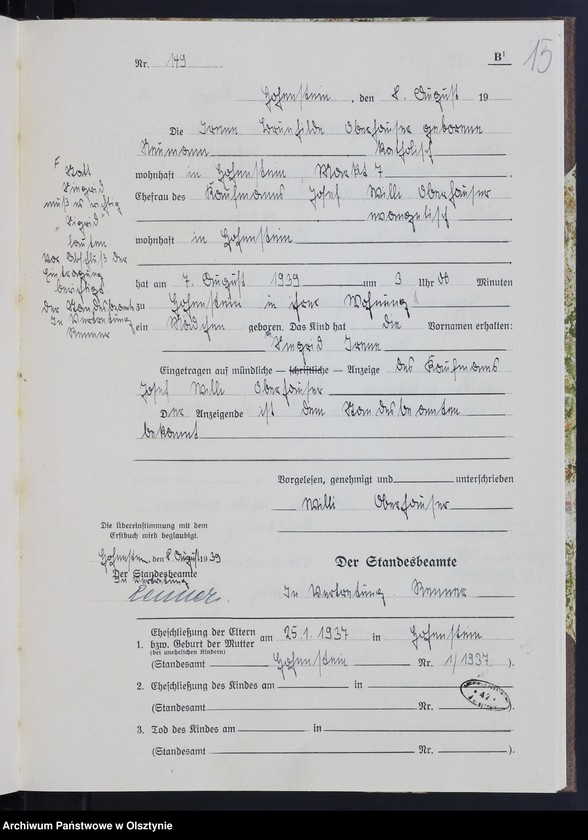 image.from.unit.number "Geburtenbuch/Zweitbuch/ Tom II,Nr 135 - 225"