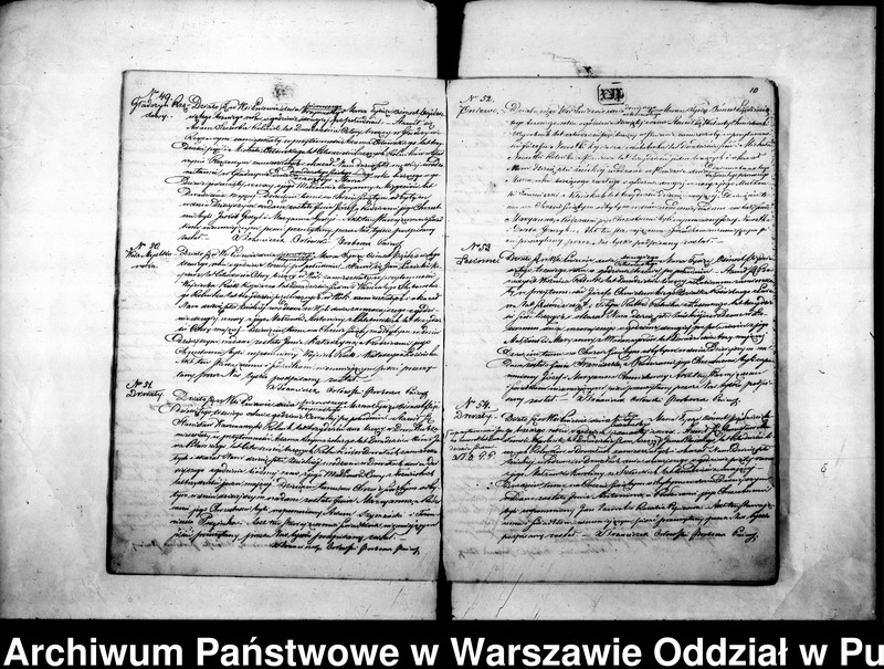 Obraz z zespołu "Akta stanu cywilnego Parafii Rzymskokatolickiej w Pniewie"