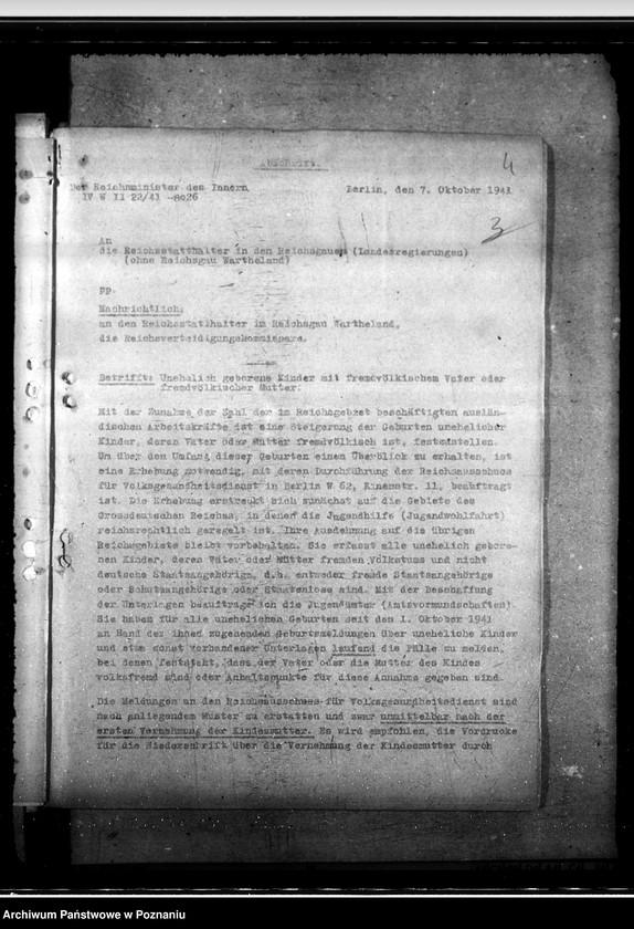 Obraz 8 z jednostki "Amtsvormundschaft über uneheliche Kinder. Jugendverwahrlager für Polen. Polnische uneheliche Kinder."