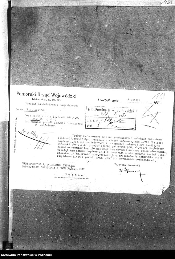 Obraz 14 z jednostki "Pow. lekarz Weterynaryjny Chojnice"