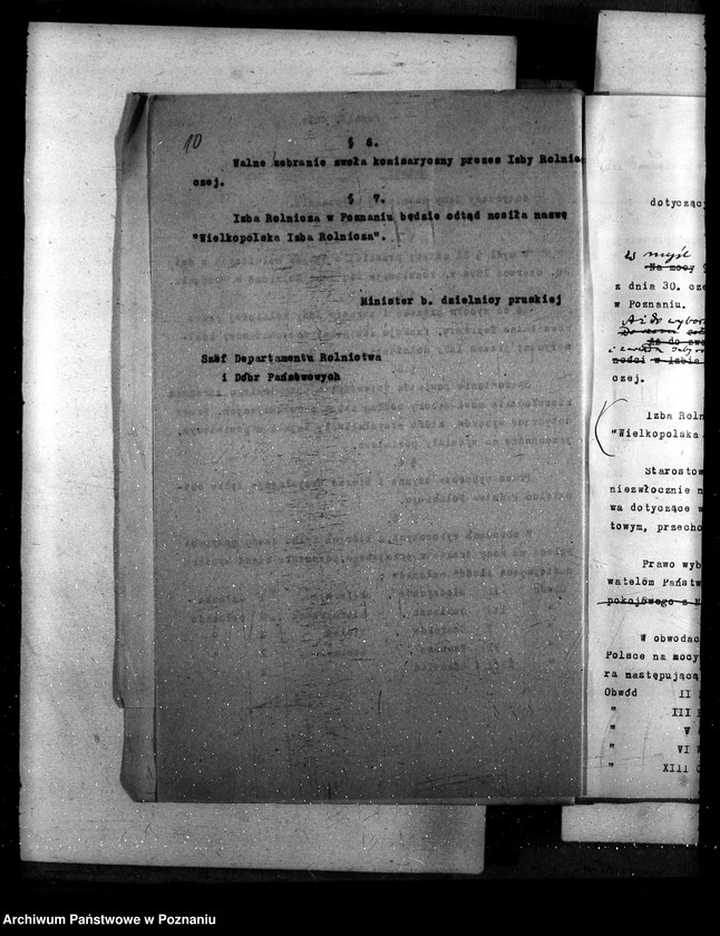 Obraz 16 z jednostki "Sprawy szczegółowo-administracyjne Wielkopolska Izba Rolnicza"