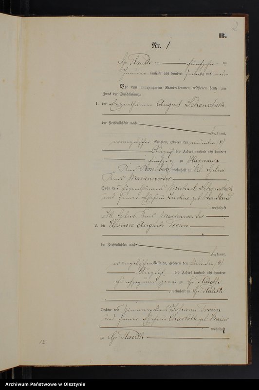 image.from.unit.number "Heiraths-Neben-Register Nr 1 - 13"