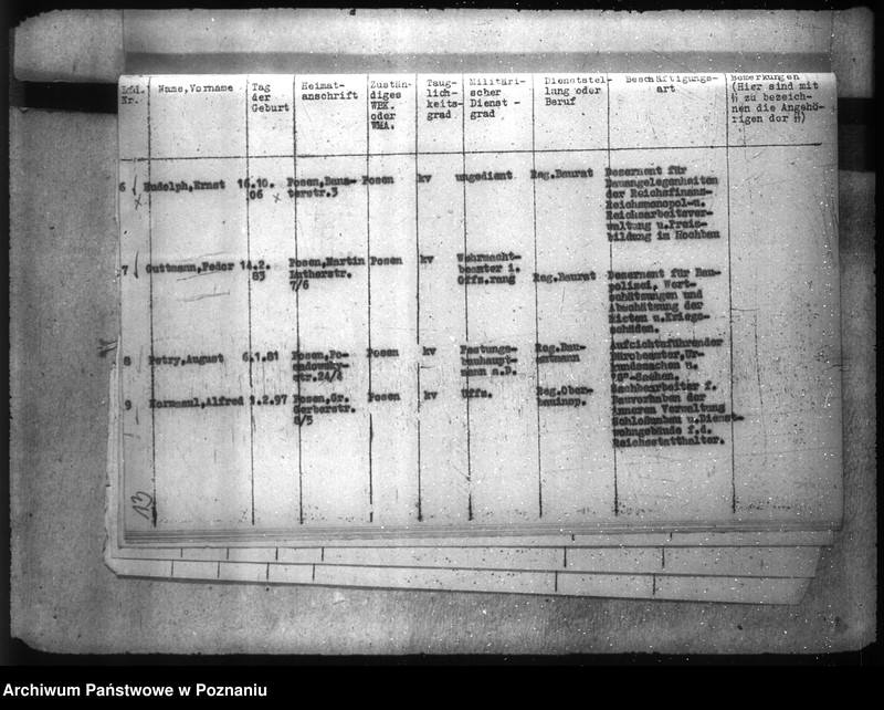 Obraz 17 z jednostki "Geschäftsverteilungspläne der Reichsbauämter"