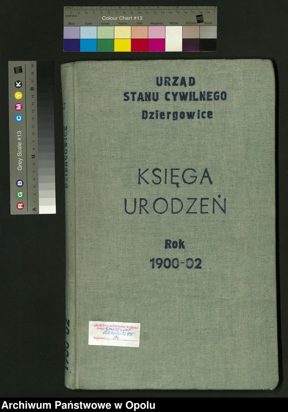 Obraz 2 z jednostki "Urząd Stanu Cywilnego Dziergowice Księga urodzeń rok 1900-02"