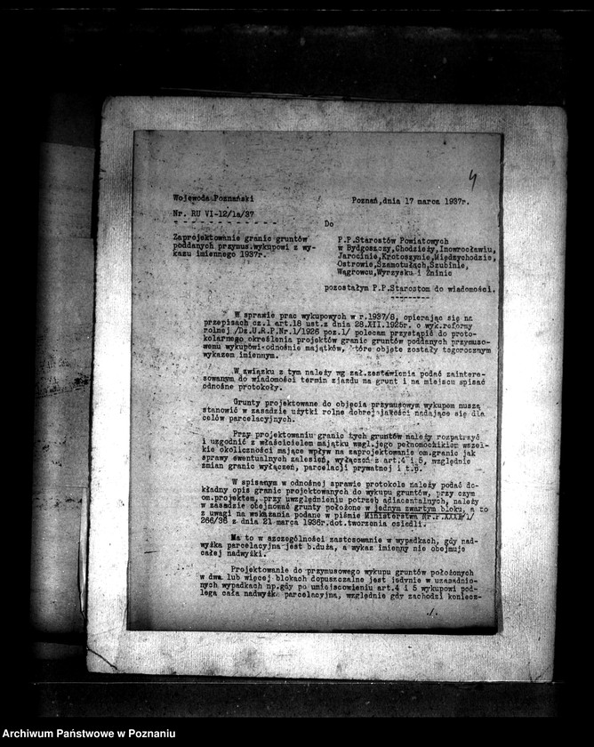 Obraz 8 z jednostki "/Przymusowy wykup majątku Łężce powiatu międzychodzkiego/"