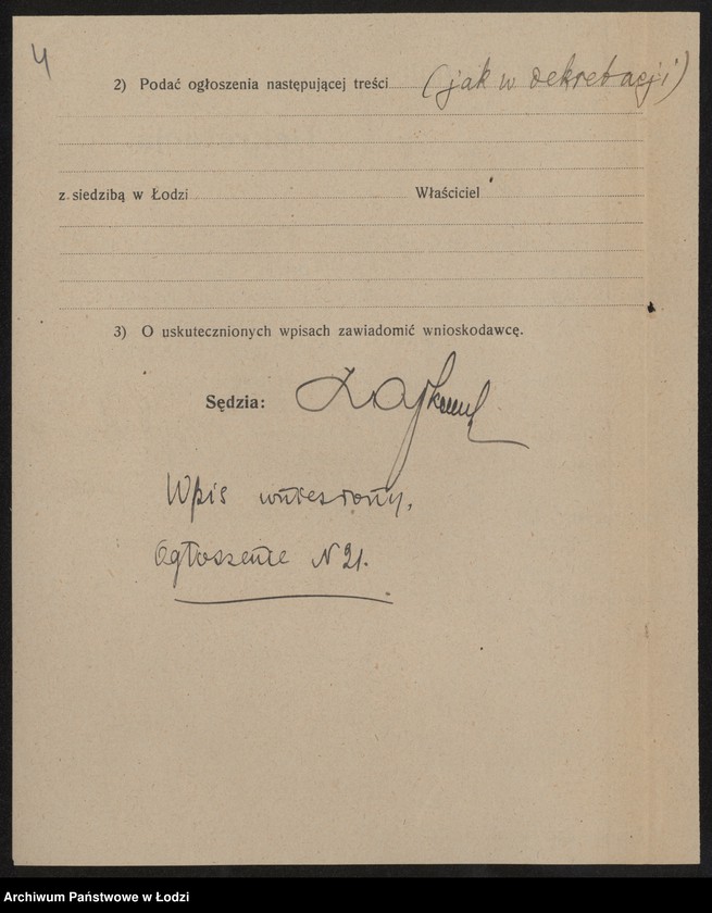 Obraz 6 z jednostki "Mordka Jakubowicz- tkalnia mechaniczna w Zgierzu"