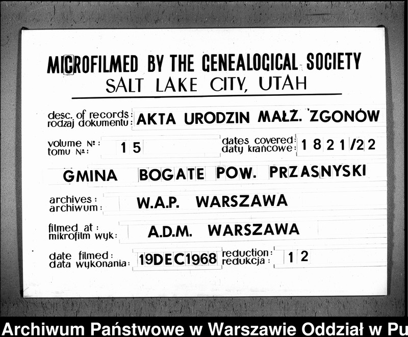 image.from.unit.number "Akta urodzeń, małżeństw i zgonów"