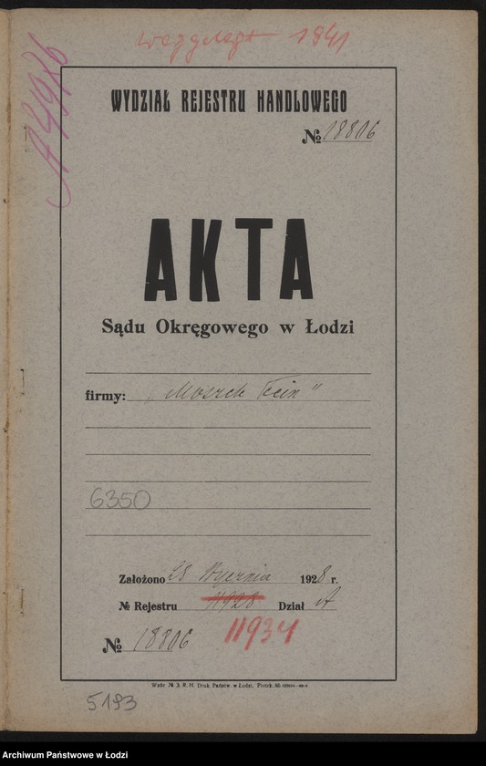 Obraz 2 z jednostki "Moszek Fein- cegielnia parowa w Smolicach Dolnych gmina Bratoszewice"