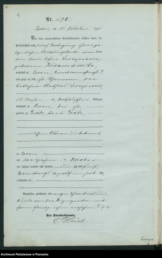 Obraz 17 z jednostki "Księga zgonów t. IV"