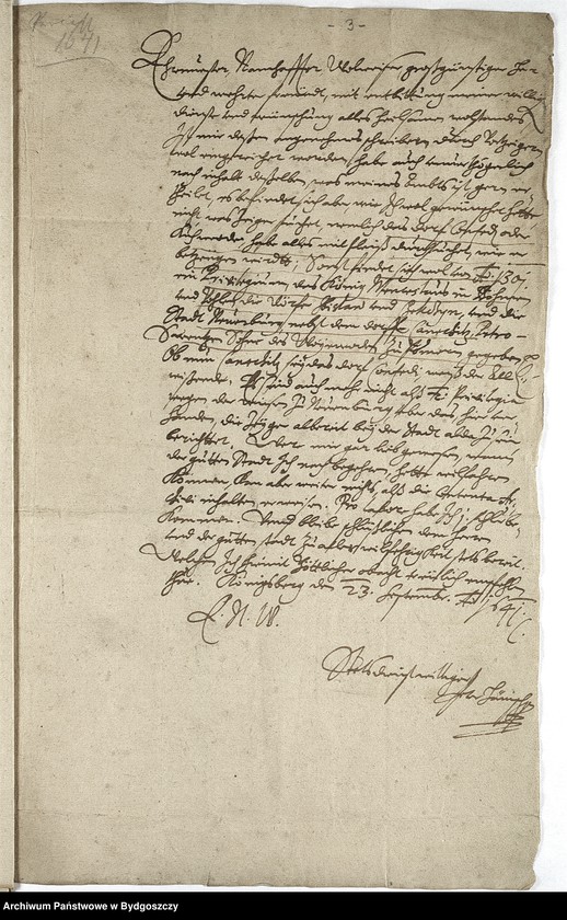 image.from.unit.number "[Odpisy dokumentu Krzyżackiego dla miasta Nowego z roku 1350 i korespondencja z Archiwum w Królewcu z 1641 r.]"