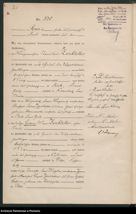 Obraz 5 z jednostki "Księga małżeństw tom III"