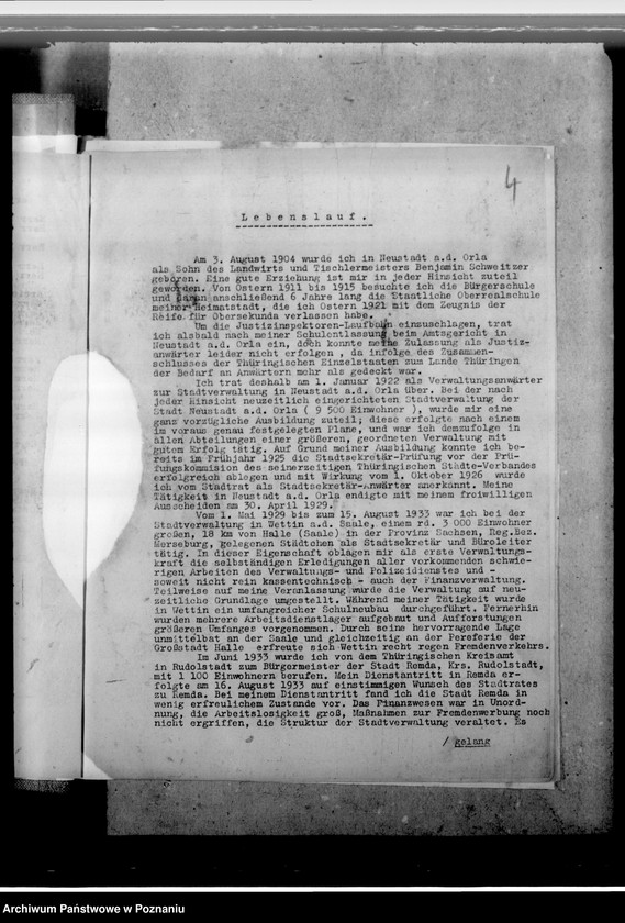 Obraz 8 z jednostki "Schweitzer, Benjamin - komisarz obwodowy w Dłutowie, powiat Łask"