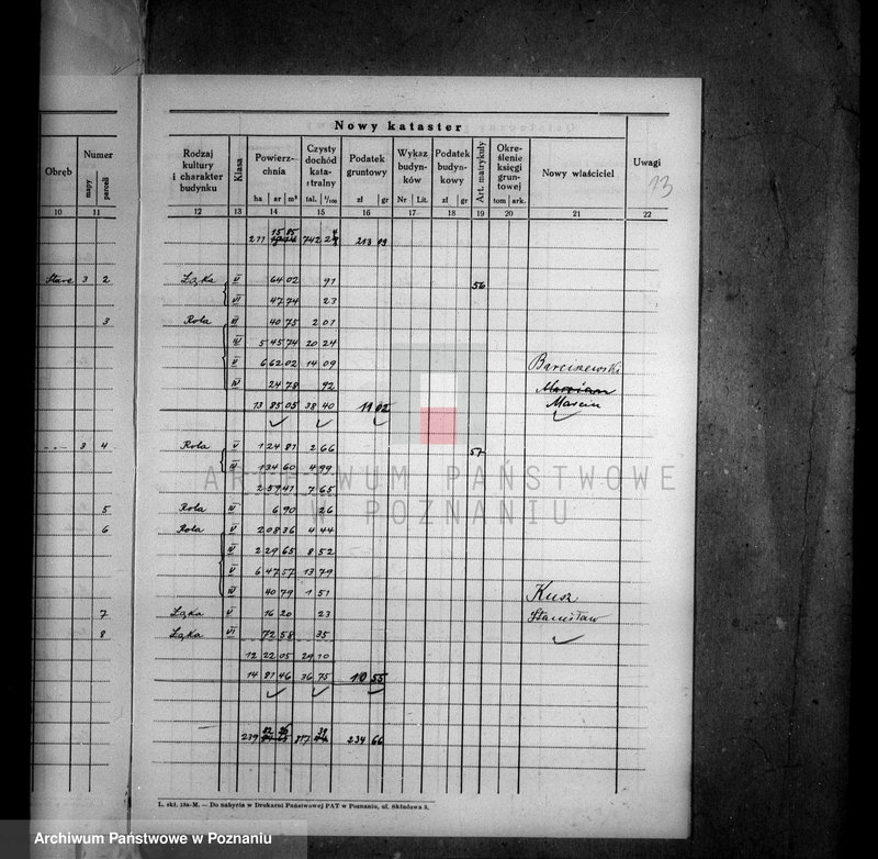 Obraz 17 z jednostki "Ostateczny rejestr pomiarowy majątku Stare powiatu wyrzyskiego"