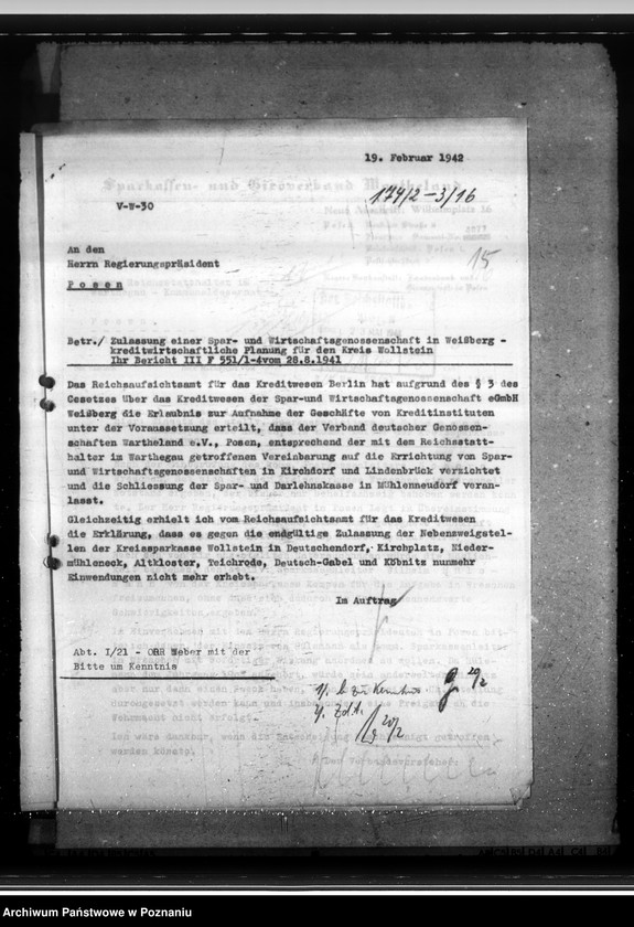 Obraz 19 z jednostki "Sparkassen und Giroverband Wartheland"