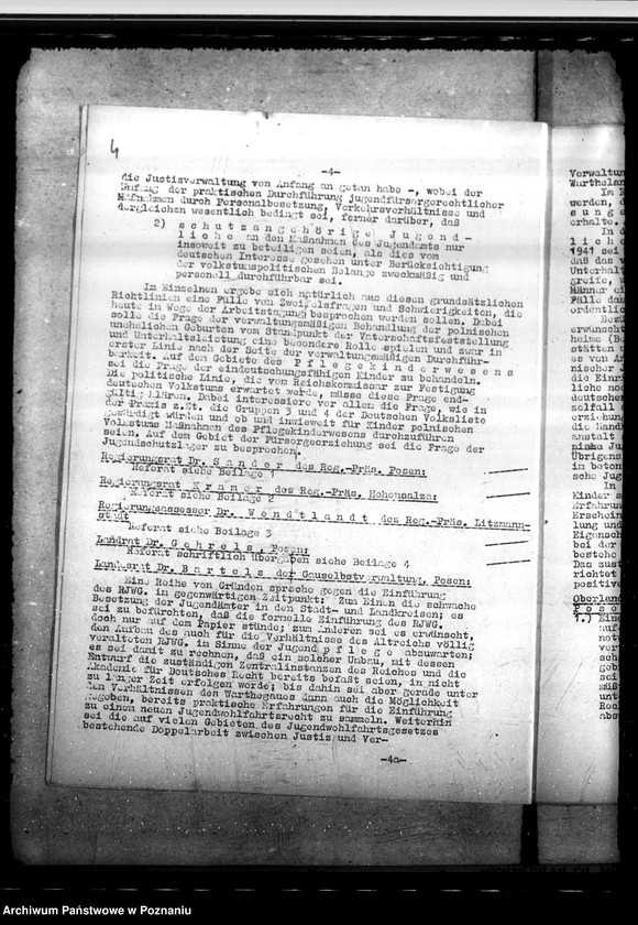 Obraz 8 z jednostki "Besprechungen einer Ministerialkommission über öffentliche Fürsorge und Jugendwohlfahrt in Kalisch"