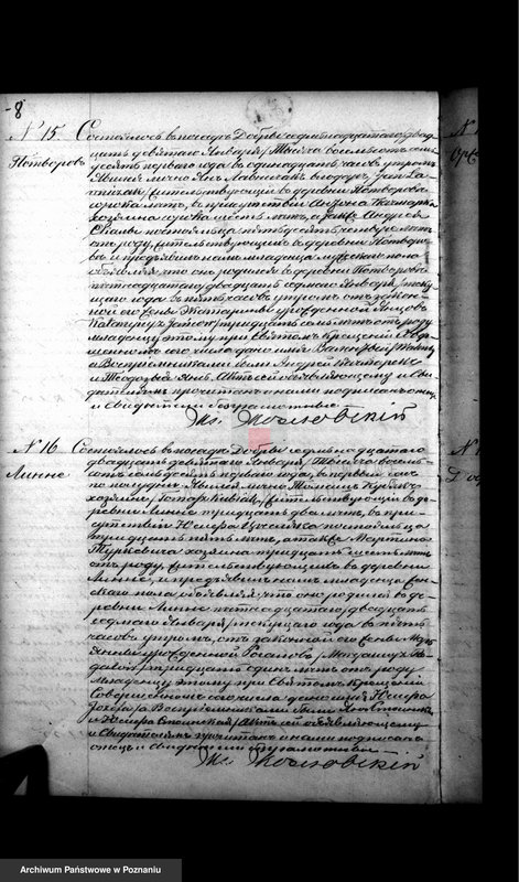 Obraz 9 z jednostki "Księga urodzeń, małżeństw, zgonów"