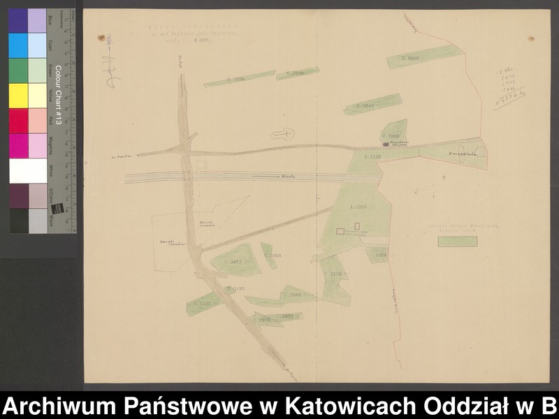 Obraz 2 z jednostki "Szkic sytuacyjny gminy katastralnej Międzybrodzie Lipnickie."