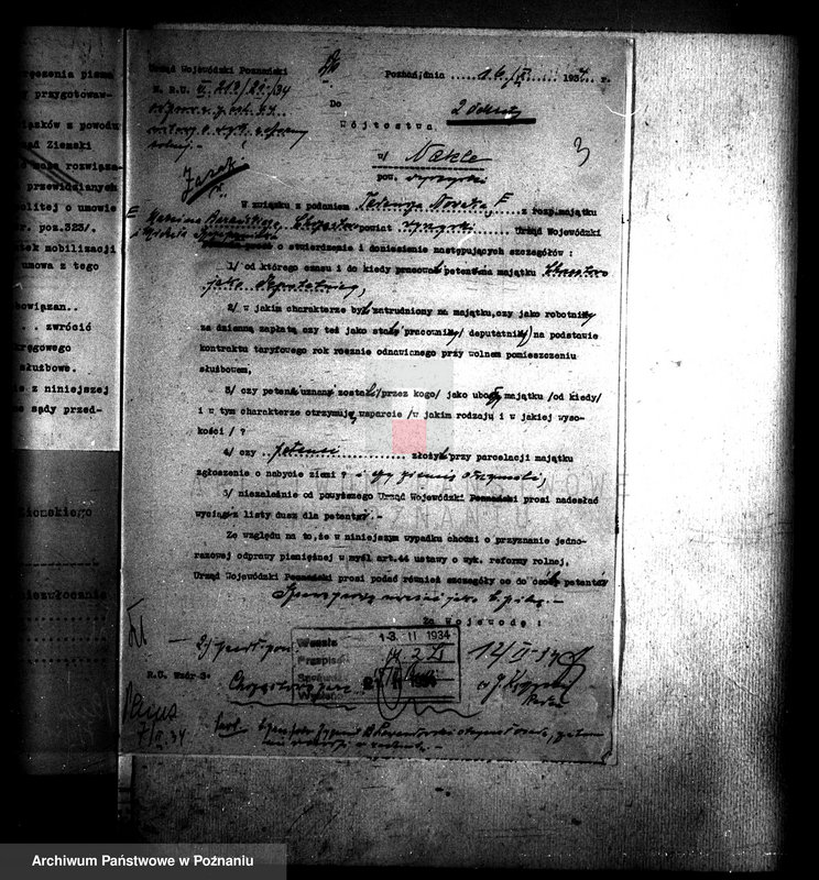 Obraz 7 z jednostki "Odprawy z art. 44 ustawy o reformie rolnej Chrząstowo powiatu wyrzyskiego"