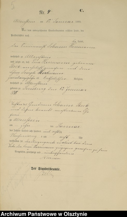 image.from.unit.number "Sterbe-Haupt-Register Nr 1 - 240"