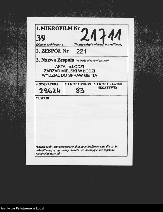 Obraz 2 z jednostki "Konto 00, Komm.221-240. [Rachunki i potwierdzenia odbioru mebli biurowych, kuchennych]"