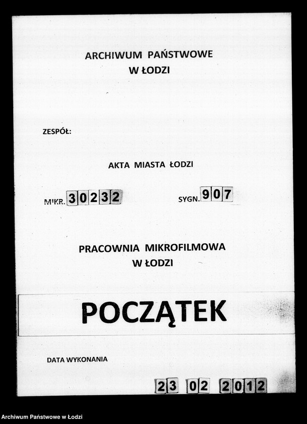 Obraz 1 z jednostki "Akta zawierające świadectwa przesiedleń"