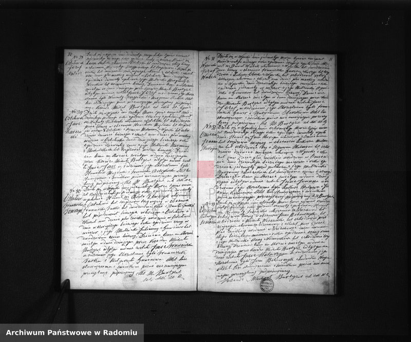 image.from.unit.number "Duplikat akt Urodzonych, Zaślubionych i Zmarłych Parafij Wysoka spisanych za rok 1867"