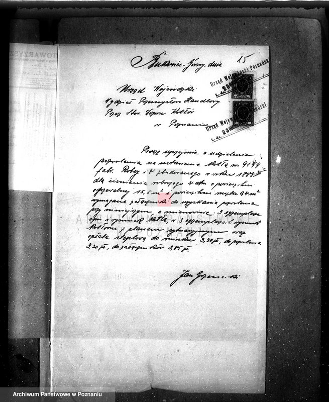 Obraz 19 z jednostki "Tartak A. Grzesickiego w Bukowcu Górnym, pow. leszczyński nr woj. kotła 3056"