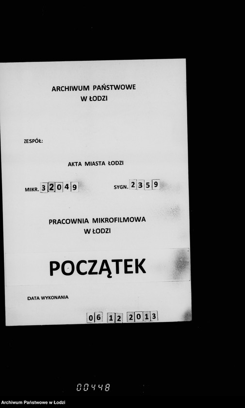 Obraz 1 z jednostki "Po deloproizvodstvu o gorodskoj rospisi"