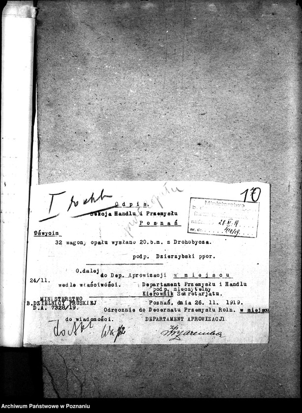 image.from.unit.number "Sprawy dostawy ropału [ropy naftowej]"