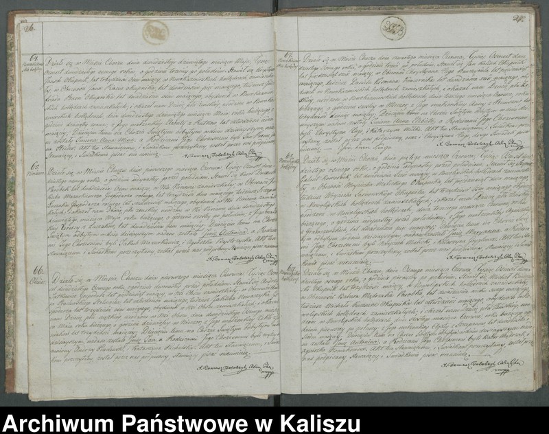 Obraz 18 z jednostki "Duplikat aktów urodzenia, zejścia oraz zaślubienia"