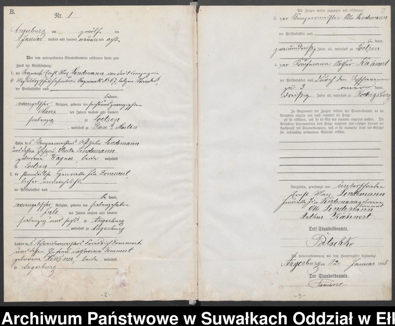 image.from.unit.number "Heiraths-Neben-Register des Preussischen Standes-Amtes Angerburg Kreis Angerburg"