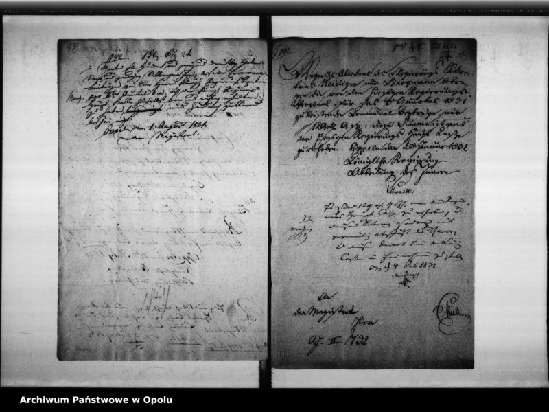 Obraz 19 z jednostki "Acta von Berichtigung der Communal Beitrage des hiesigen Königl[ichen] Regierungs Personals de Anno 1829"