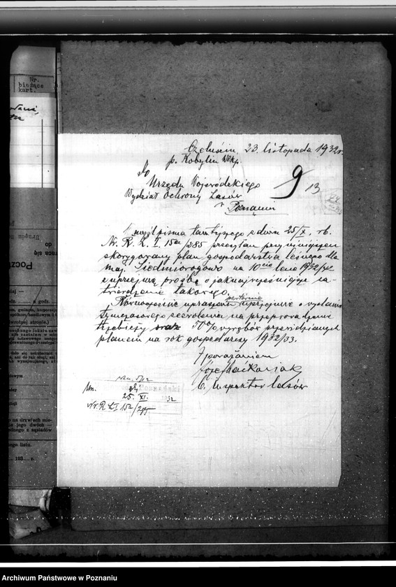 Obraz 18 z jednostki "Nadzór nad gospodarką w lasach majętności Siedmiorogowo w powiecie gostyńskim"