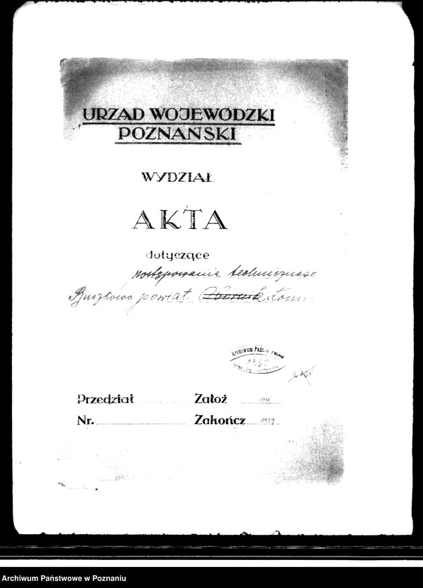 image.from.unit.number "Postępowanie techniczne przy parcelacji majątku Buszkowo powiatu konińskiego"