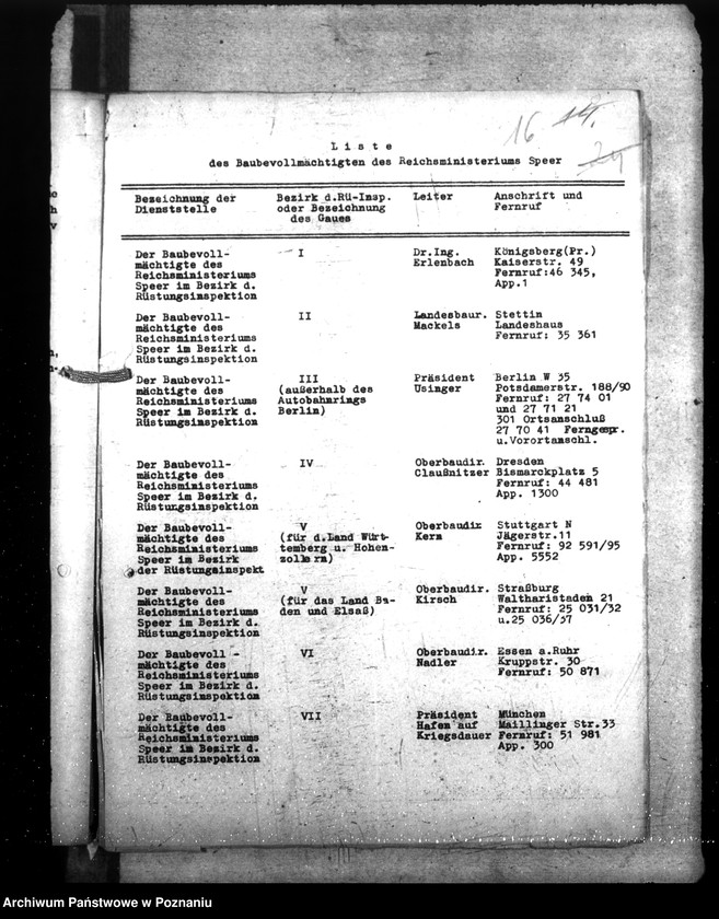 Obraz 20 z jednostki "Przydział materiałów budowlanych na potrzeby komisarza Rzeszy do spraw budowlanych"