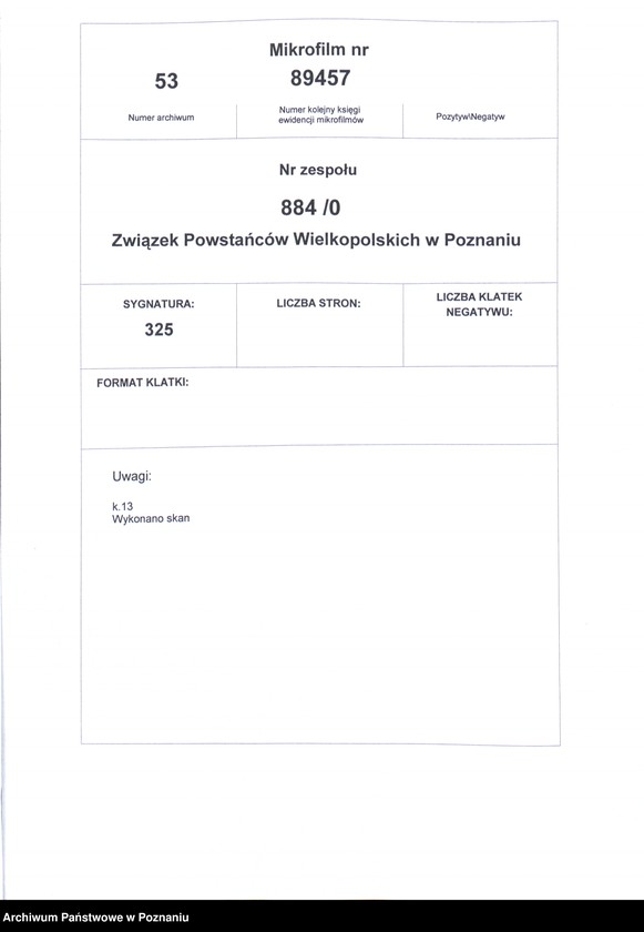 Obraz 2 z jednostki "Siedlce, powiat Wolsztyn - akta koła."