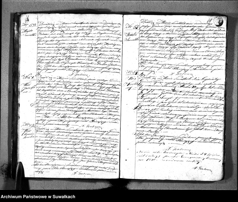 Obraz 12 z jednostki "Duplikat Aktów Urodzonych, Zaślubionych, Zeszłych Urzędnika Stanu Cywilnego Wyznania Ewangelickiego Okręgu Suwałki w Obwodzie i Gubernii Augustowskiey przez 1840 rok."