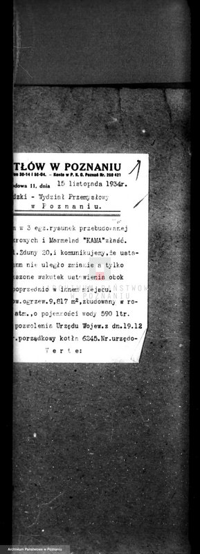 Obraz 8 z jednostki "Parowy fabryka wyrobów cukrowych i marmolad w Bydgoszczy własność K. Mazgaja nr woj. kotła 5644"