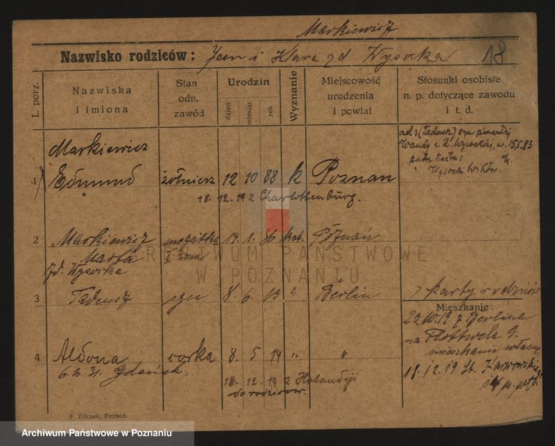 Obraz 20 z jednostki "Markiewicz - Marks"