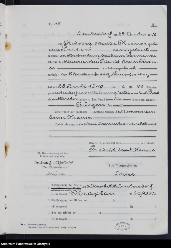 image.from.unit.number "Geburten-Zweitbuch Nr 1 - 26"