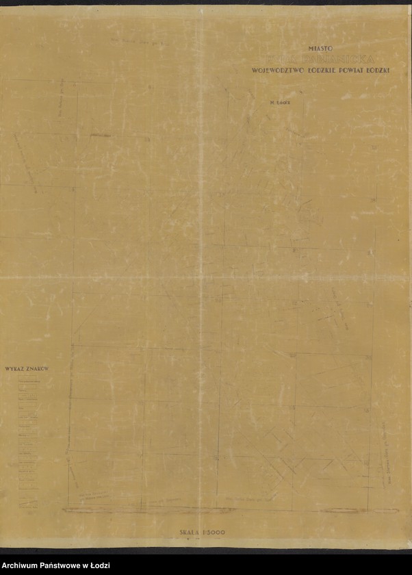 Obraz 1 z jednostki "Miasto Ruda Pabianicka - plan organizacji obrony przeciwlotniczej"