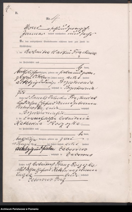 Obraz 10 z jednostki "Heirats-Haupt-Register"