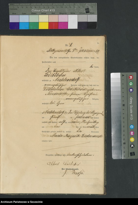 Obraz z jednostki "Geburts-Register (Haupt-Register)"