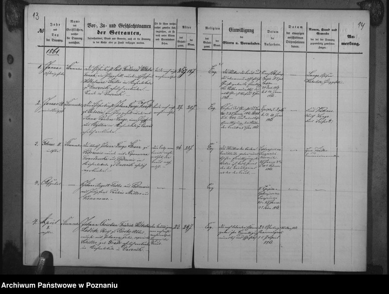 Obraz 10 z jednostki "Tauf- Trau- Sterbe- Register"