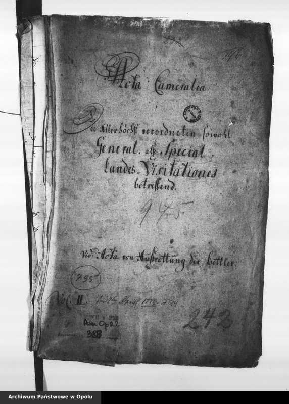 Obraz 4 z jednostki "Acta Cameralia. Die Allerhöchst verordneten sowohl General-, als Special-Landes-Visitationes betreffend. Vol. II"