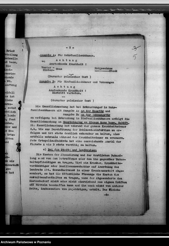 Obraz 9 z jednostki "Zarządzenia w sprawie zwalczania zaraźliwych chorób"